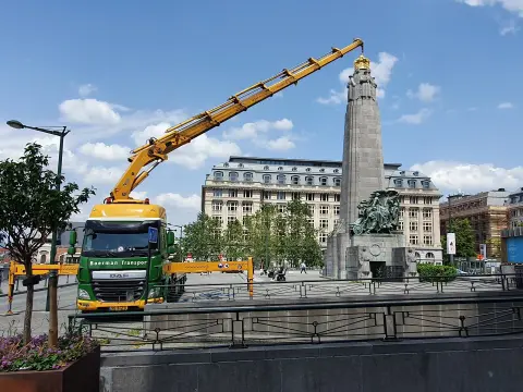 Boerman Belgie autolaadkraan transport
