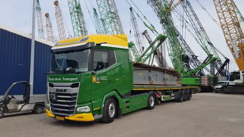 Boerman Belgie vlakke (stuur)trailer